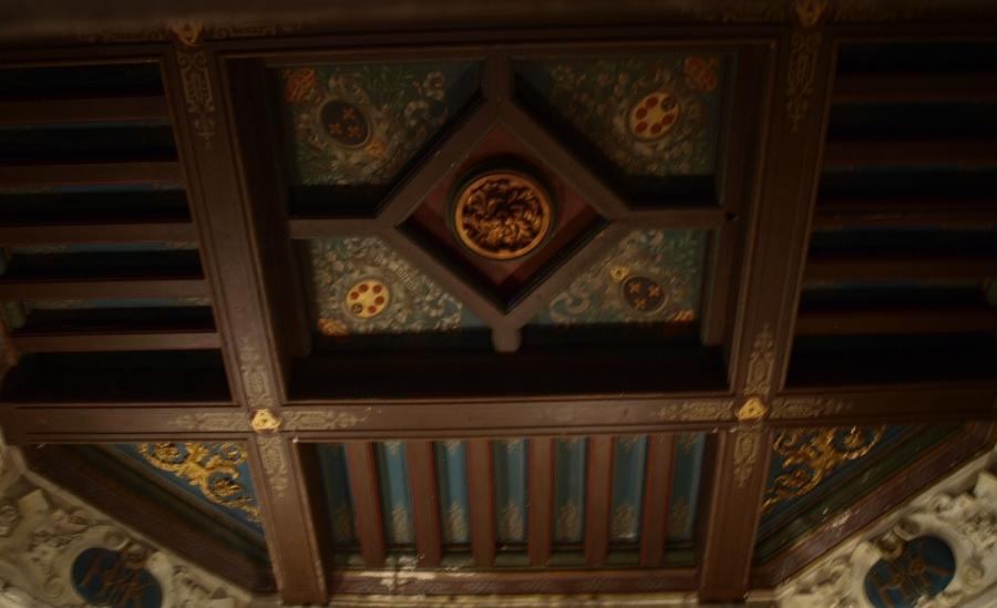 Plafond à caissons